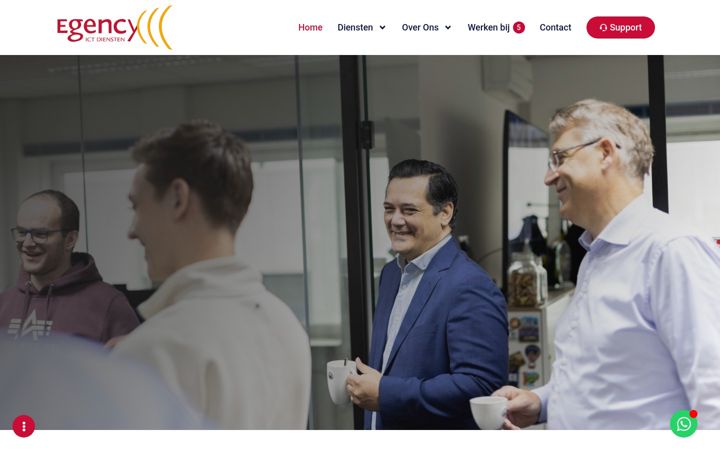 Screenshot ta' egency.nl