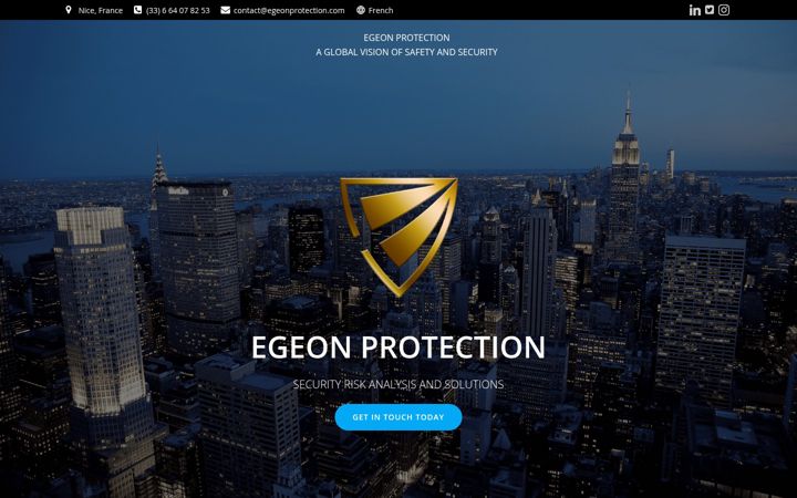 Screenshot of egeonprotection.com