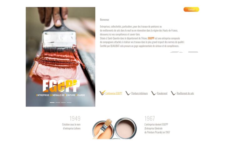 Screenshot of egepp-peinture.com
