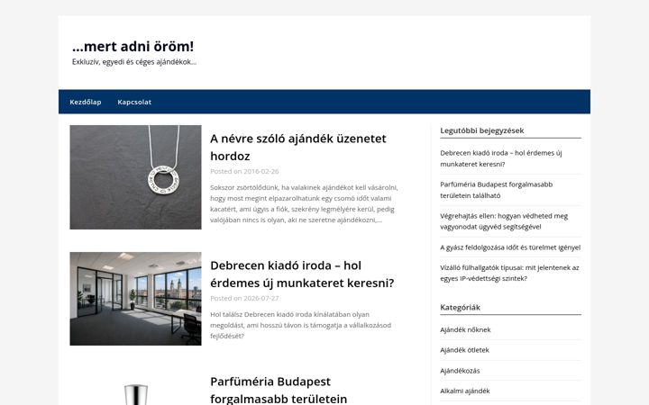 Ekraanipilt saidist egerhazi.hu