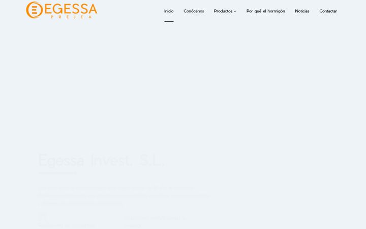 Screenshot of egessa.es