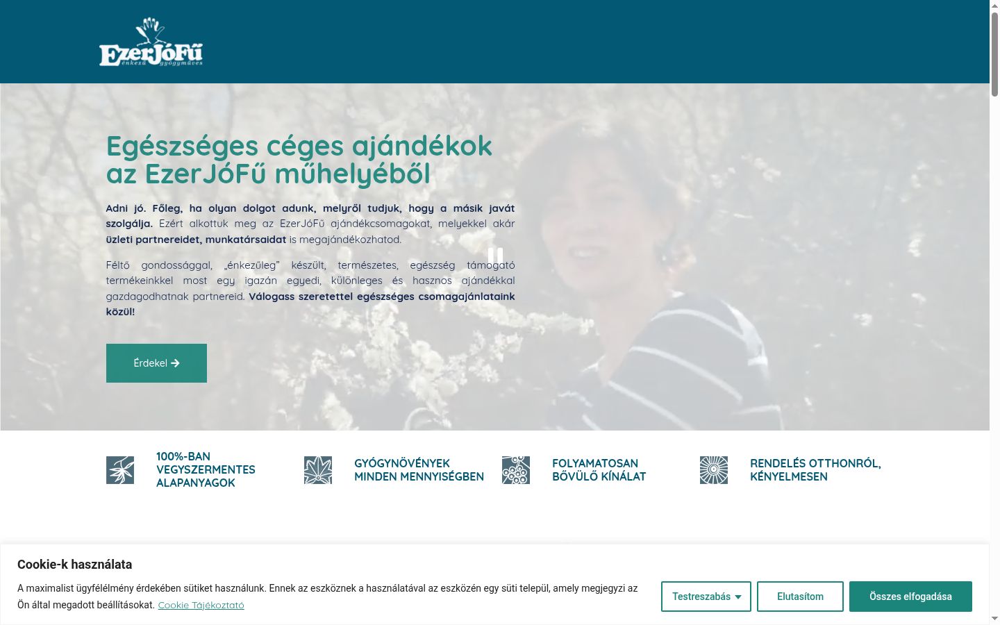 Skjermbilde av samtykkebanneret slik det vises før noen interaksjon