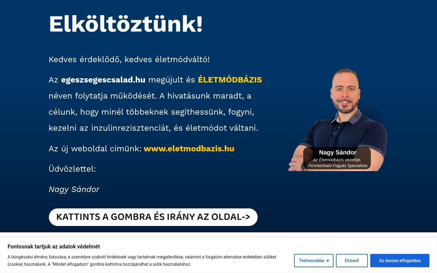 Screenshot tal-banner tal-kunsens muri qabel kwalunkwe interazzjoni