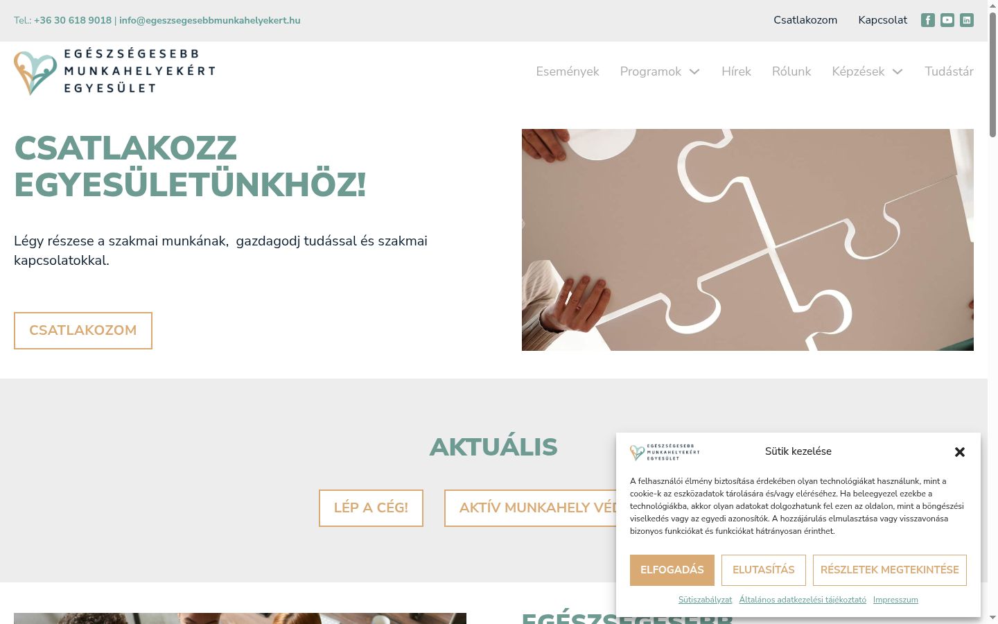 Screenshot tal-banner tal-kunsens muri qabel kwalunkwe interazzjoni