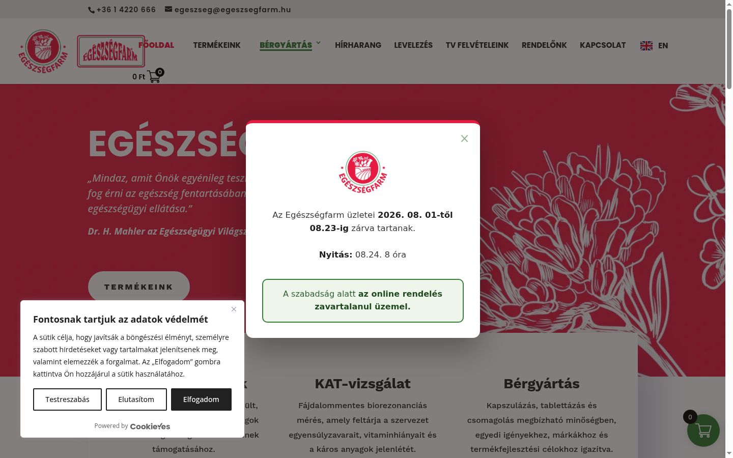Screenshot tal-banner tal-kunsens muri qabel kwalunkwe interazzjoni