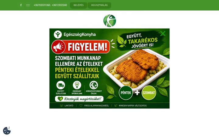 Screenshot ta' egeszsegkonyha.hu