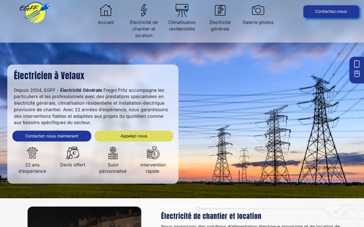 Screenshot of egff.fr