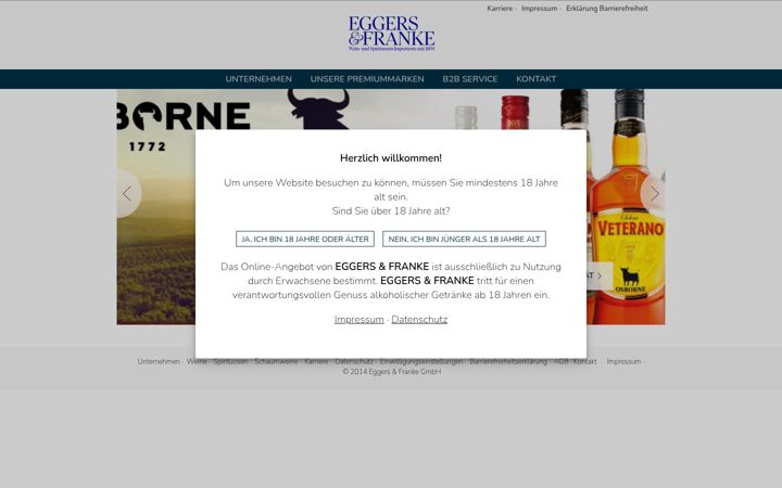 Screenshot of egfra.de