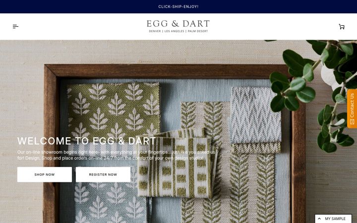 Screenshot of egganddarthome.com