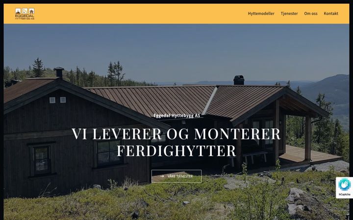 Képernyőkép: eggedalhyttebygg.no