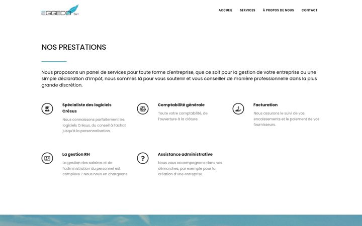 Screenshot of eggedo.ch