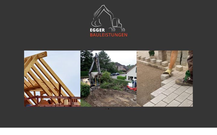 Skjámynd af egger-bauleistungen.ch