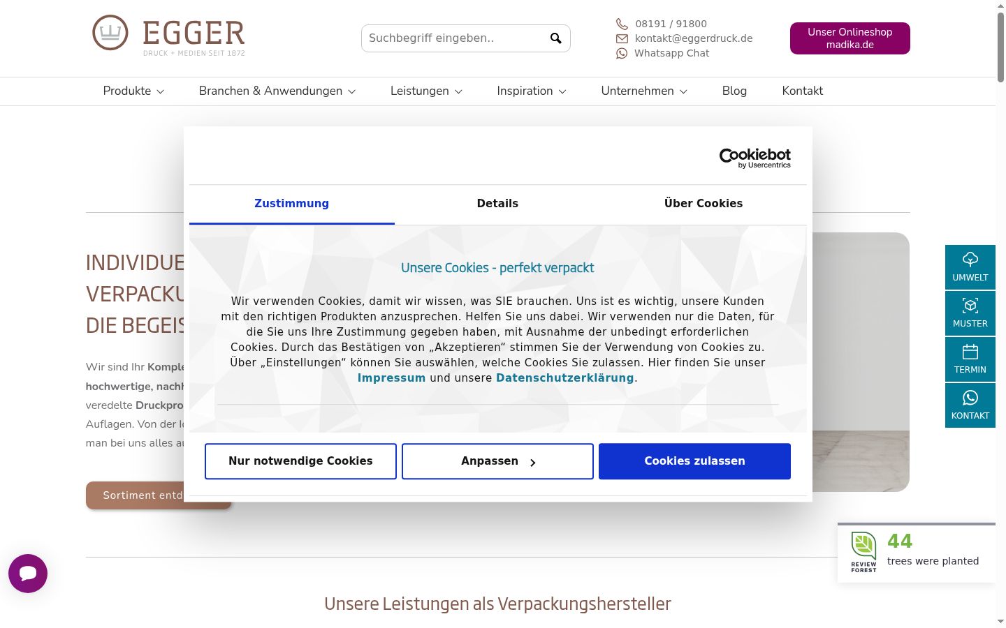 Screenshot van de toestemmingsbanner zoals getoond vóór enige interactie