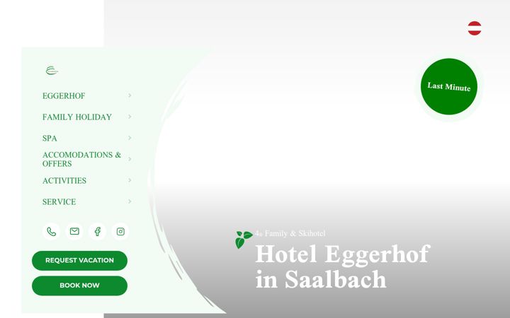 Screenshot of eggerhof.at