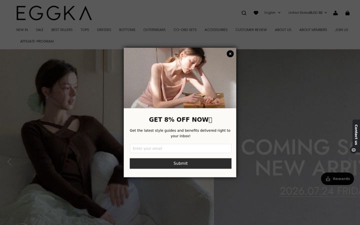 Screenshot of eggka.com