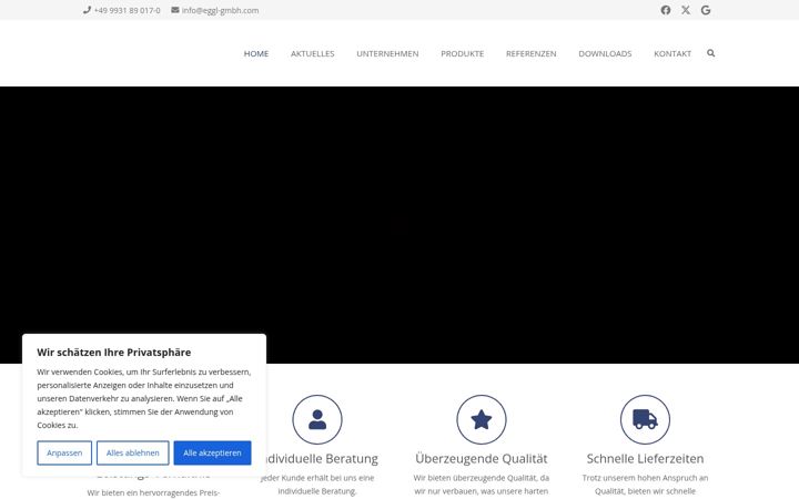 Screenshot of eggl-gmbh.com