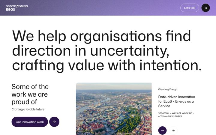 Screenshot of eggsdesign.com