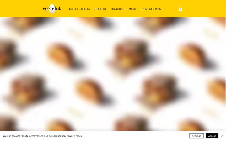 Ekrānuzņēmums no eggslut.uk