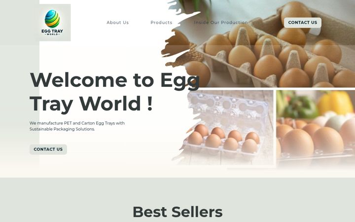 Screenshot of eggtrayworld.com