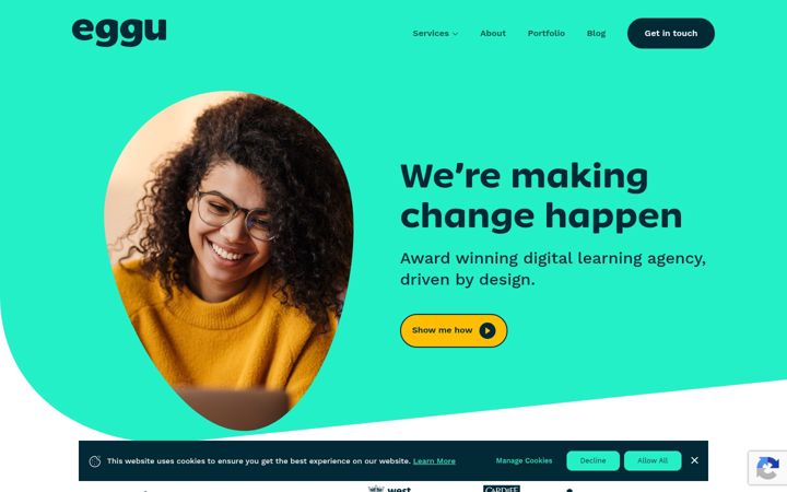 Ekrānuzņēmums no eggu.co.uk