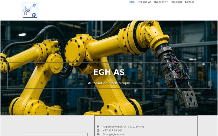 Screenshot of egh-as.com