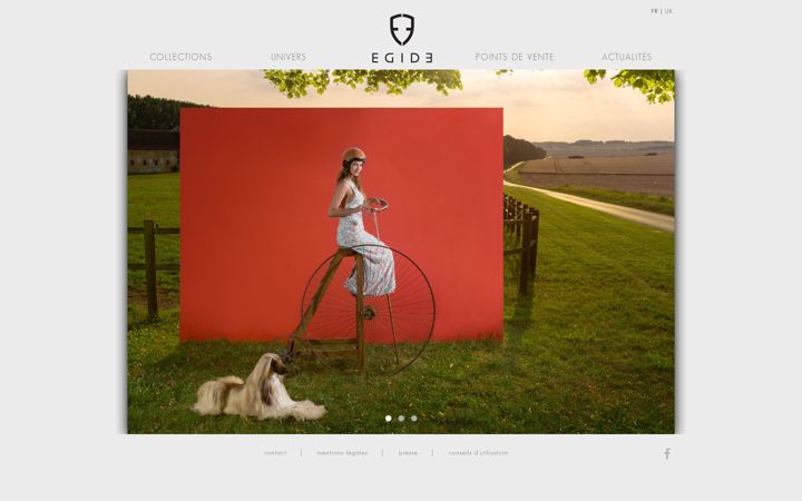 Screenshot of egide-paris.com