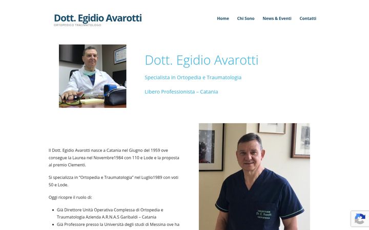Screenshot von egidioavarotti.it