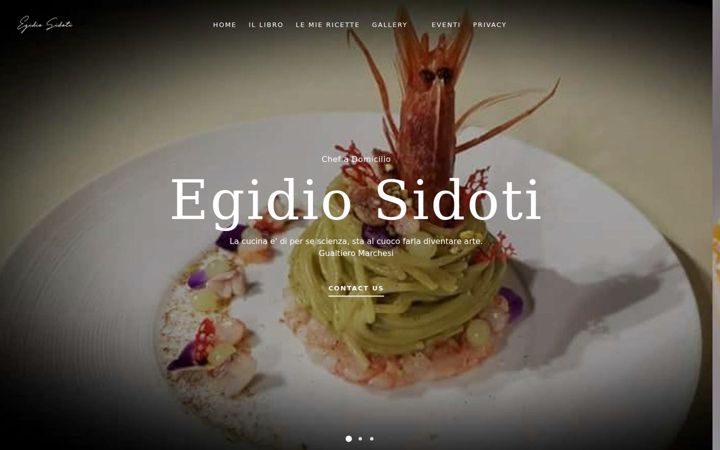 Screenshot von egidiosidoti.it