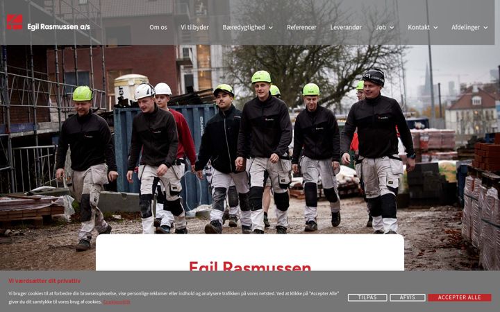 Screenshot von egil-rasmussen.dk