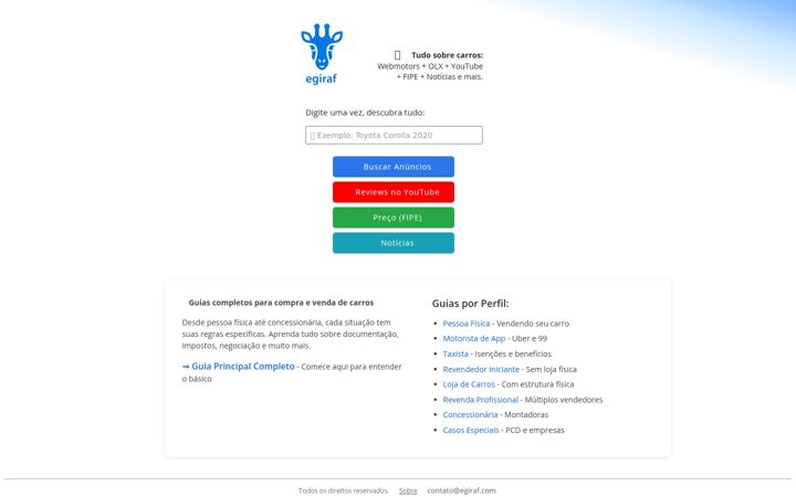 Screenshot of egiraf.com