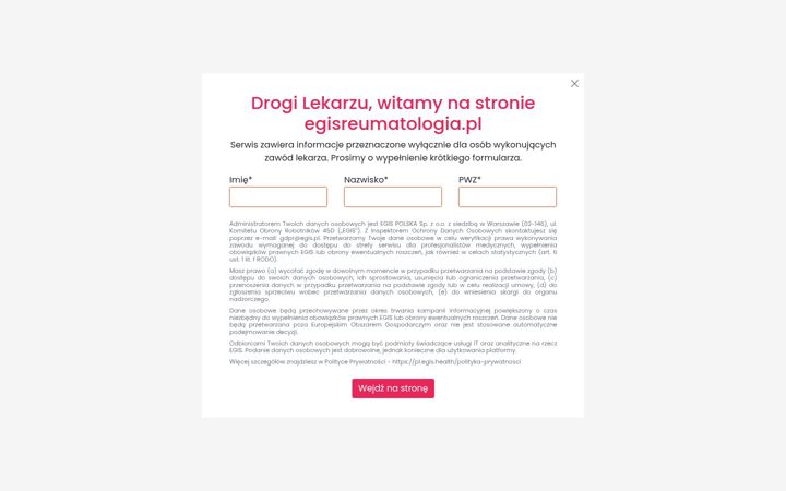 Snímek obrazovky egisreumatologia.pl