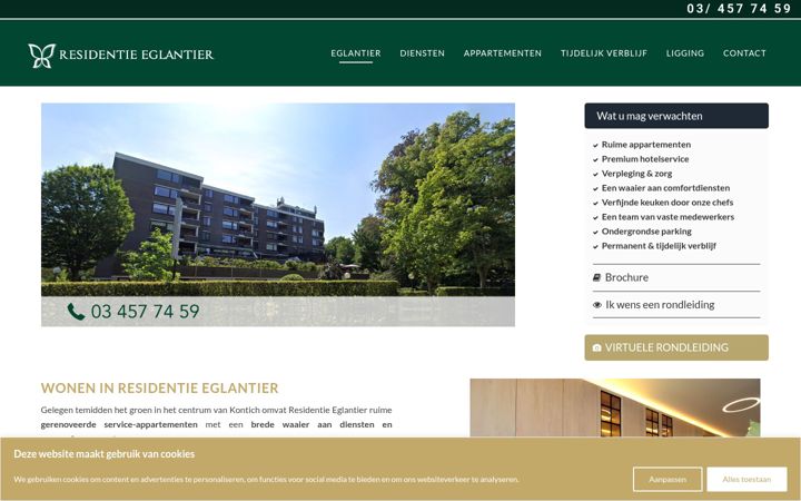 Skjermbilde av eglantier.eu