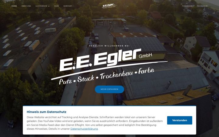 Screenshot of egler-stuckateur.de