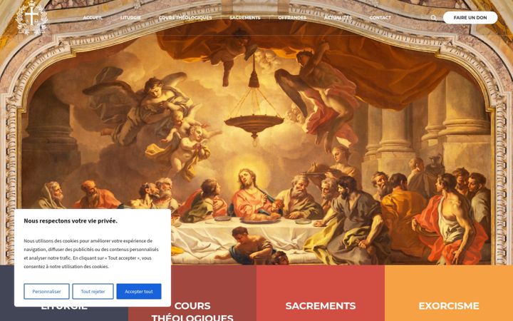 Skärmbild av eglise-catholique-gallicane-traditionnelle.fr