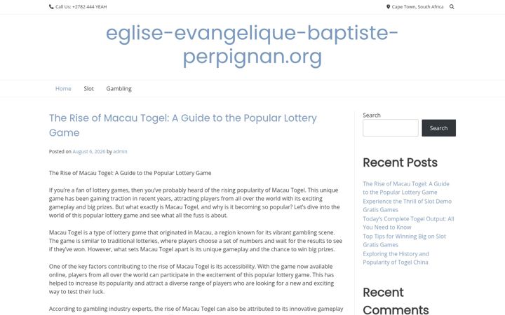Snímek obrazovky eglise-evangelique-baptiste-perpignan.org