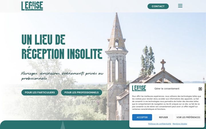 Screenshot of eglise-inachevee.com
