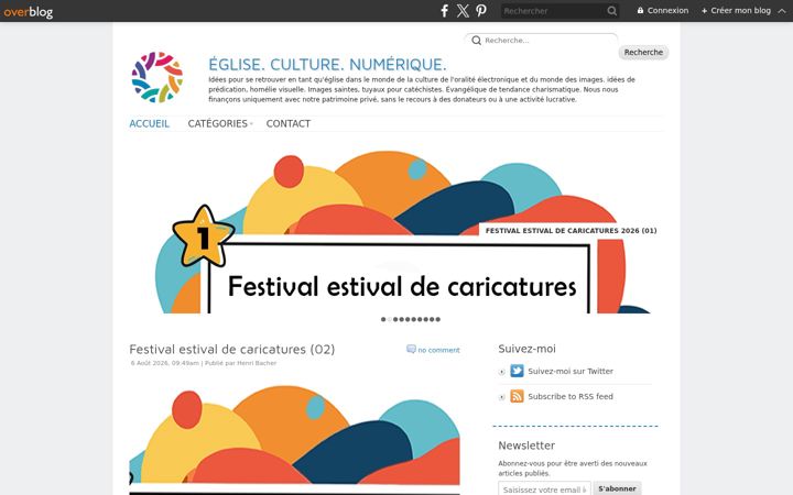 Snímek obrazovky eglise-numerique.org