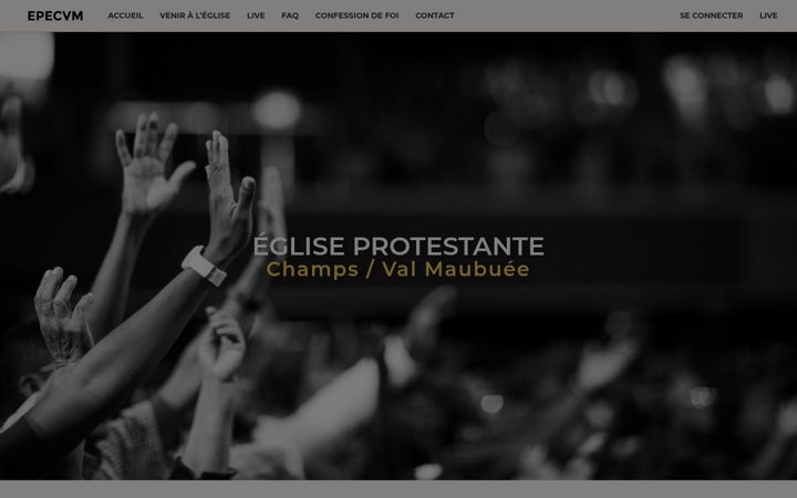 Skärmbild av eglise-protestante-champs.fr