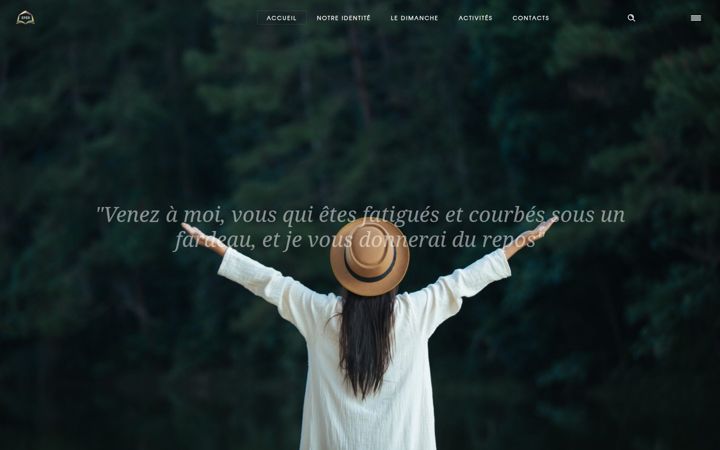 Skärmbild av eglise-rambouillet.fr