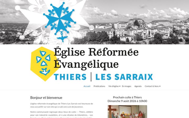Snímek obrazovky eglise-reformee-thiers.org
