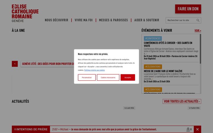 Screenshot von eglisecatholique-ge.ch
