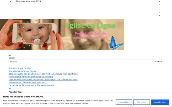 Screenshot of egliseenligne.com