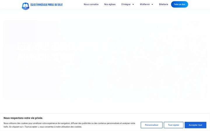 Snímek obrazovky egliseparoledusalut.org