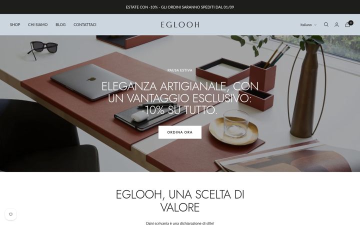 Screenshot of eglooh.com