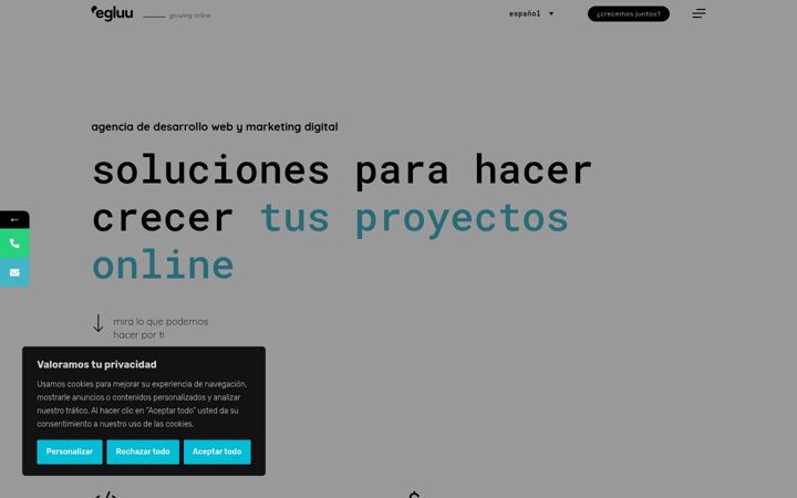 Screenshot of egluu.com