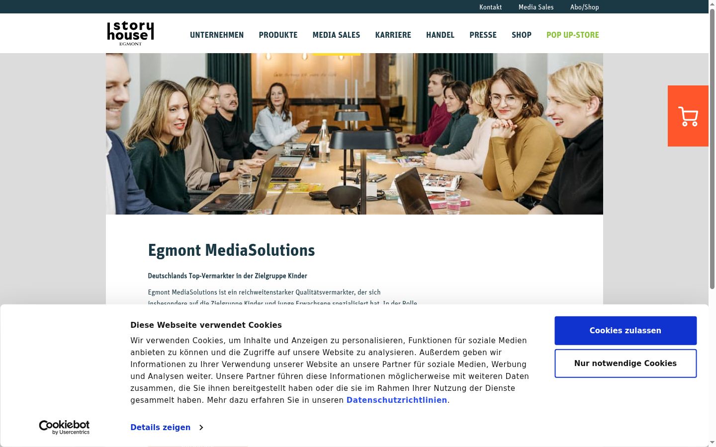 Screenshot tal-banner tal-kunsens muri qabel kwalunkwe interazzjoni