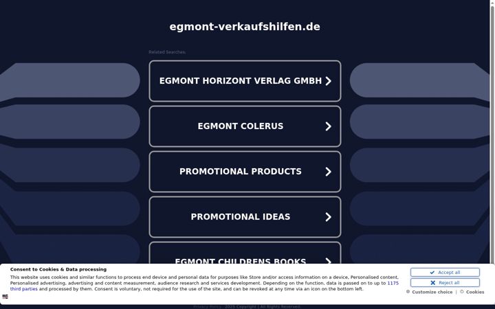 Screenshot di egmont-verkaufshilfen.de