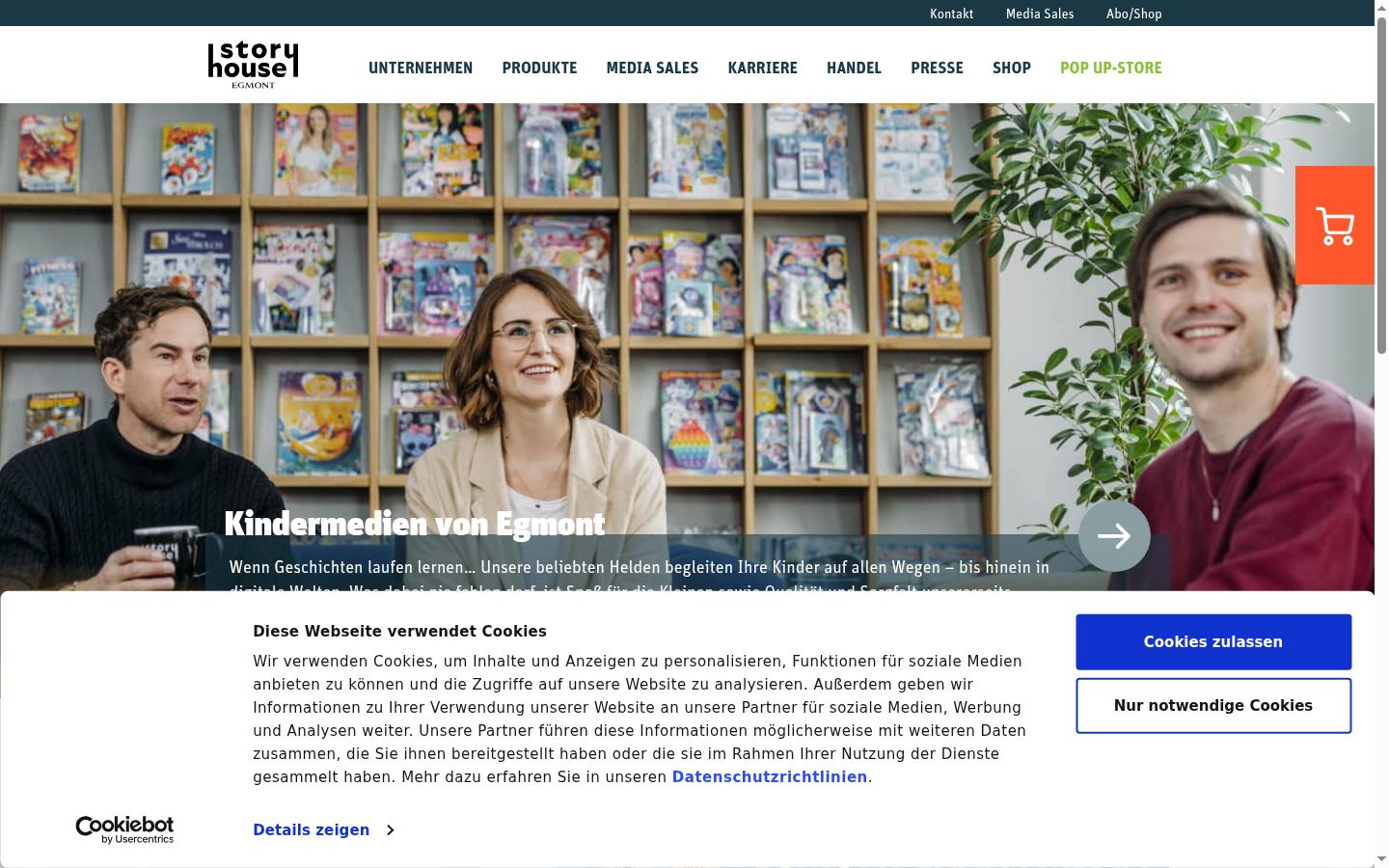 Sutikimo reklamjuostės, rodytos prieš bet kokią sąveiką, ekrano kopija