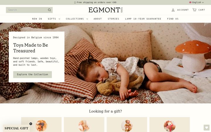 Screenshot of egmonttoys.com