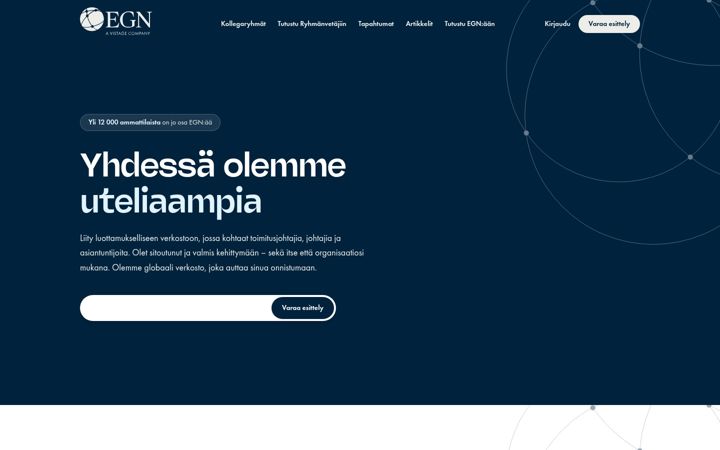 Screenshot of egn.fi